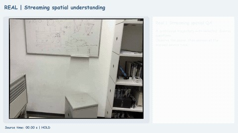 MemAct puts retrieval and exploration in the same loop. Official project demonstration; the selected clip is illustrative footage, not an independent benchmark.