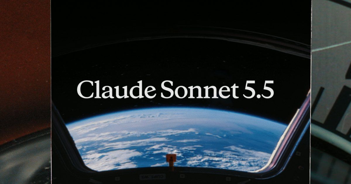 Claude Sonnet 5.5 official release artwork