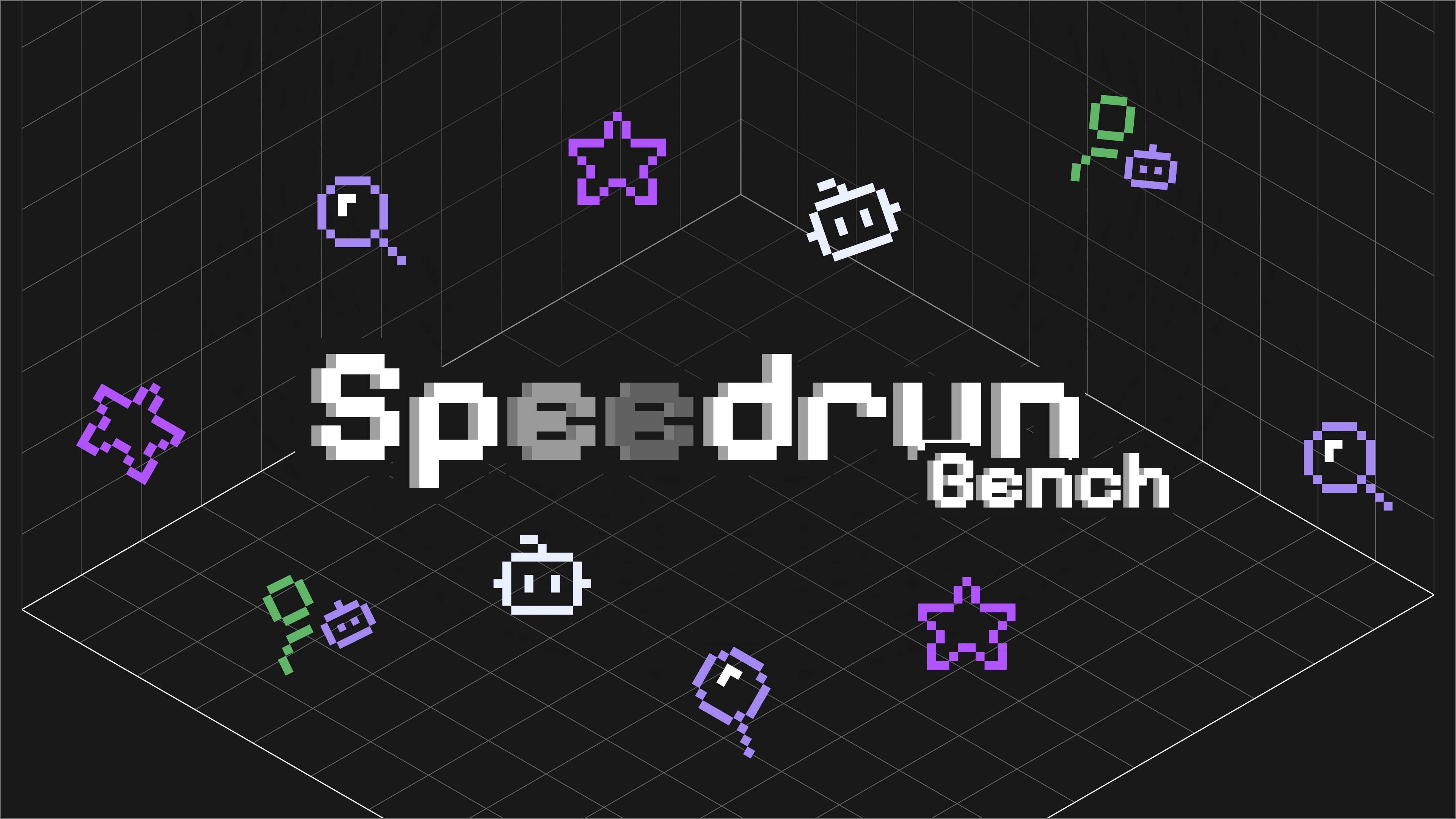 Patronus AI source release artwork for SpeedrunBench.
