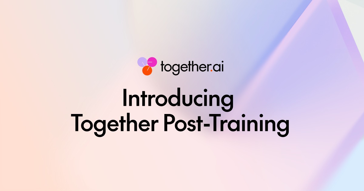 Together AI source artwork accompanying the cited development. Editorial source illustration, not independent performance evidence.